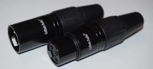 Hi-End Gotham 3 Pin XLR Connectors, Gold  Mikrofonstecker pair (set 5 pair) - Bild 1 von 6
