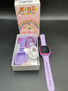 4G Smart Watch for Kids with GPS Tracker, Texting and Calling(Purple) - Zdjęcie 1 z 8