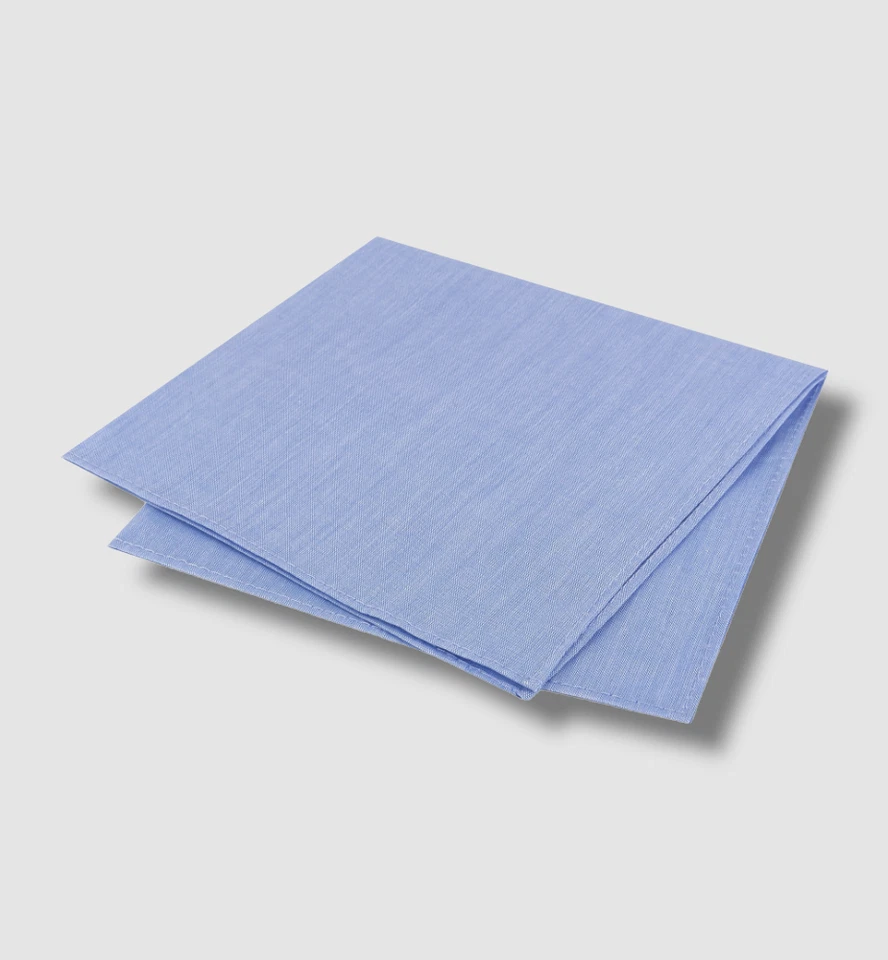 $38 Tommy Hilfiger Hombre Azul Sólido Bolsillo Cuadrado Foto 1 de 1