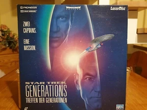 Laserdisc Star Trek Treffen der Generationen PAL deutsch Widescreen - Imagen 1 de 2
