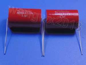 2pcs 400V 3.3uF MKP Crossover Membrane Polypropylene Non-Polarized Capacitor - Picture 1 of 1