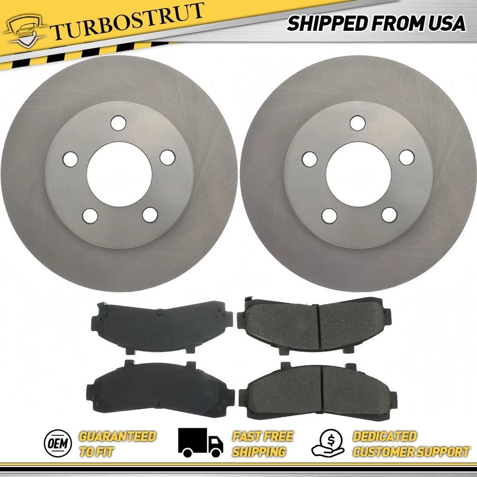 Kit de pastillas de freno rotores de freno delanteros originales para Ford Explorer 1995-2001 4,0 L Foto 1 de 2