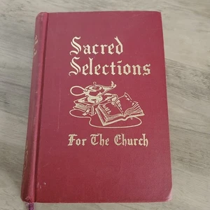 Vintage Sacred Selections For The Church (HB 1960) Gesangbuch - Bild 1 von 14