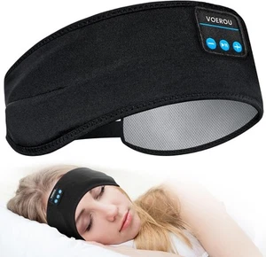 Sleep Headphones, Adjustable Bluetooth Headband Headphones, Ultra-Long Play T... - Picture 1 of 8
