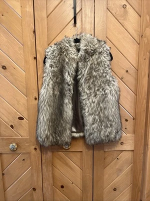 Eddie Bauer Faux Fur Vest - Image 1 of 4