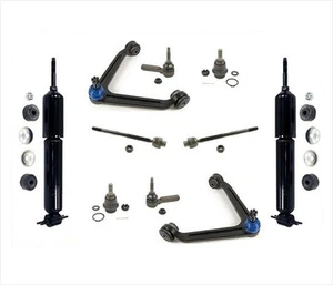 02-05 Rear Wheel Drive Ram 1500 Pick Up Control Arm Ball Jnt Tie Rods Shocks10pc - Picture 1 of 6