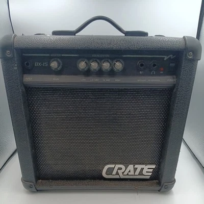 Amplificador combo de prática Crate BX-15 baixo 15 Watts 8" alto-falante - Frete rápido  - Imagem 1 de 2