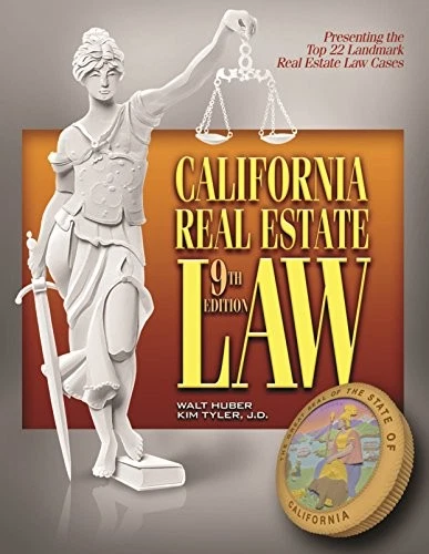 CALIFORNIA REAL ESTATE LAW 9TH EDITION By Walt Huber *Excellent Condition* - Image 1 of 1