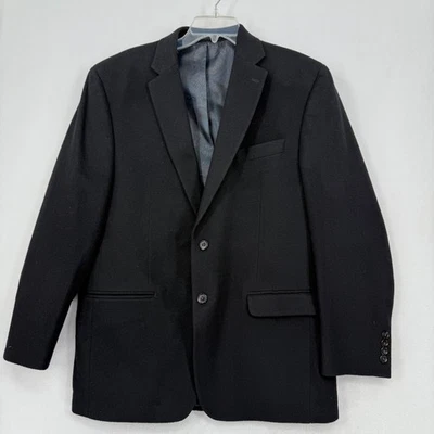 Abrigo deportivo Lauren Ralph Lauren 42R negro blazer lana seda cachemir para hombre Foto 1 de 4