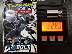 Pokemon Black Bolt Englisch Booster Pack Sealed 22,80g 3,71mm - Bild 1 von 6