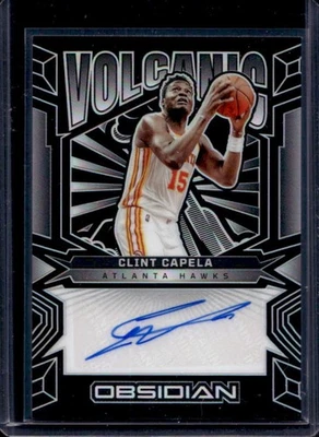 2024-25 Obsidian Clint Capela Volcanic Signatures Auto #70/149 - Image 1 of 2