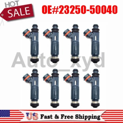 8x Inyector de combustible para Toyota Sequoia Tundra 4Runner Land Cruiser Lexus GX470 4.7 Foto 1 de 4