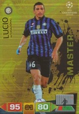 LUCIO MASTERS FC.INTER CARD ADRENALYN CHAMPIONS LEAGUE 2012 PANINI