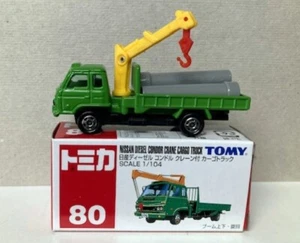 Tomica # 80 Nissan Diesel Condor Crane Cargo Truck - Picture 1 of 1