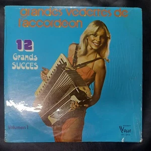 🔴Muy RARO🔴 Grandes Vedettes Del' Accordéon  Vol.1 - 12 Grandes Sucesos 1980s  - Picture 1 of 4