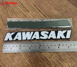 2X Calcomanías de metal blanco con emblema de tanque de combustible para KZ750 400 Z1 900 KZ1000 NUEVO - Imagen 1 de 5