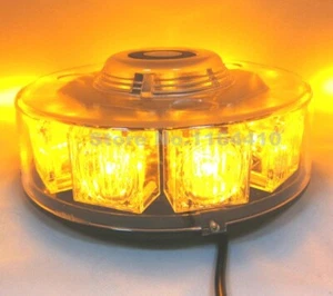 Magnetic LED Flashing Emergency Warning Tow Truck Hazard Strobe Light 12 Volt - Picture 1 of 3