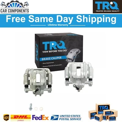 TRQ 全新后制动卡钳组件 带支架和硬件对 适用于本田讴歌 — 第 1/4 张图片