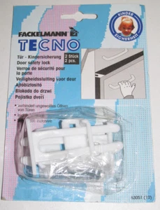 Set 2 Verrous de Sécurité Enfants Plastique pour porte Placard Cuisine & Autre - Picture 1 of 1