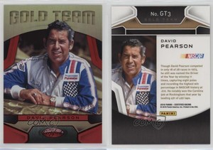 2016 Certified Gold Team Mirror Red /75 David Pearson #GT3 HOF