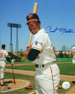 AUTOGRAPHED CURT MOTTON Baltimore Orioles 8x10 Photo W/COA  - Picture 1 of 1