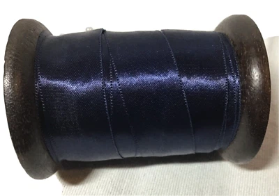 Martha Stewart BLUE SATIN Ribbon 10 Yards On WOODEN Spool 1 INCH NWT - Image 1 of 2