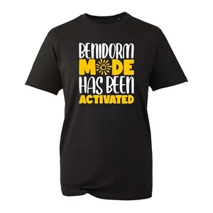 Camiseta Benidorm Mode Ha sido Activada Verano Vecation Divertida Luz Sol Campamento - Imagen 1 de 3