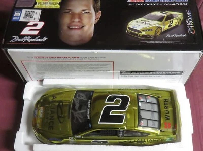 BRAD KESELOWSKI, AUTOGRAPHED, #2, ALLIANCE,  1/24 2014 COLOR CHROME FUSION, 1/72 - Image 1 of 3