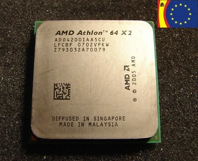 AMD Athlon 64 X2 4200+ Socket AM2 65W ADO4200IAA5CU MICROPROCESADOR - Imagen 1 de 2