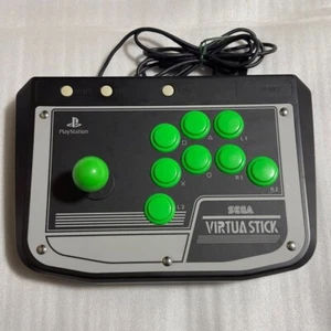 FUKKOKUBAN SEGA SATURN VIRTUA STICK for PlayStation 2 CS1-0002 Arcade Stick - Picture 1 of 8