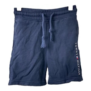 Jungen kleine Baumwollshorts Tommy Hilfiger blau knielang Kordelzug schwer - Bild 1 von 8