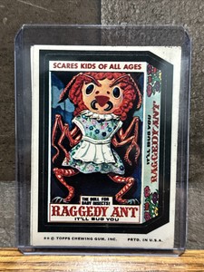 1974 Topps Wacky Packages 9th series Raggedy Ant Tan Back