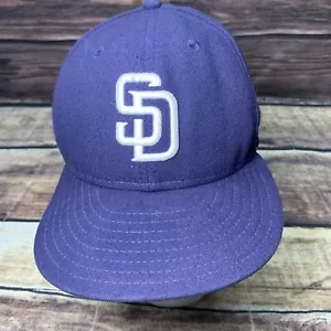 Gorra San Diego Padres SD MLB Auténtica Colección 6 7/8 New Era 59Fifty Azul Marino - Imagen 1 de 8