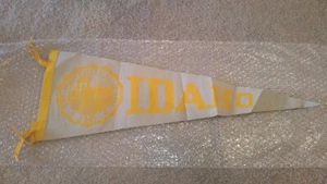 Bandera de banderín vintage de la Universidad de Idaho con sello escolar 26" - Imagen 1 de 4