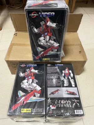 New In Stock FansToys FT-30D Viper Fireflight G1 Superion Combiner Action Figure - Image 1 of 4