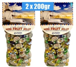 Bonbon Bonbons Mini Fruit Jelly Greek Sweets Candies Gelee 2x200gr Filema - Bild 1 von 2