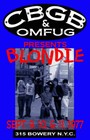BLONDIE REPLICA *CBGB* 1977 CONCERT POSTER