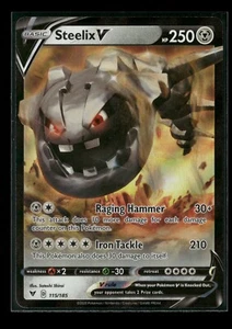 Carta Pokemon Steelix V 115/185 Vivid Voltage Holo quasi nuova - Foto 1 di 2
