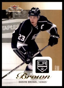 2013-14 Fleer Showcase Dustin Brown Los Angeles Kings #42 - Picture 1 of 2