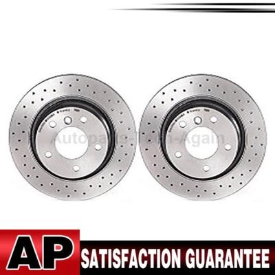 Juego de 2 rotores de freno de disco traseros Brembo para BMW 323Ci 2000-2000 Foto 1 de 4
