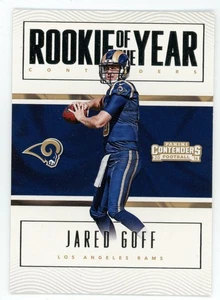 2016 Panini Contenders Jared Goff Rookie of the Year #12 RC Lions - Picture 1 of 1