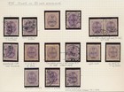 RARE DANISH WEST INDIES STAMPS 1895 10c/50c PROVISIONALS Sc #15 OVERPRINT STUDY