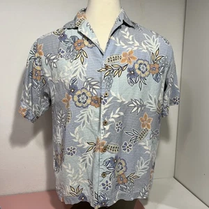 Camisa Tommy Bahama Hawaiana Floral Seda Botón Manga Corta - Imagen 1 de 10