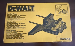 DeWalt DW6913 Black Heavy Duty Parallel Fence W/ Adjuster & Vacuum Adaptor w/BOX - Picture 1 of 13