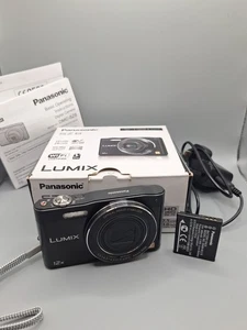 Boxed Panasonic LUMIX DMC-SZ8 Digital Camera - Black With Accessories. VGC. - Picture 1 of 8