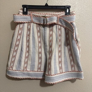 HUNTER BELL WOMENS AZTEC PRINT BELTED HIGH WAISTED SHORTS SIZE 4 - Bild 1 von 6