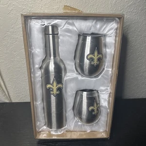 New Orleans Saints 28oz. Bottle & 12oz. Tumblers Set - Memory Company - Picture 1 of 15