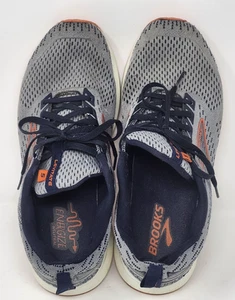 Brooks Levitate 5 Men's Size 9.5 Gray/Blue/Orange Running Shoes D Medium - Picture 1 of 12