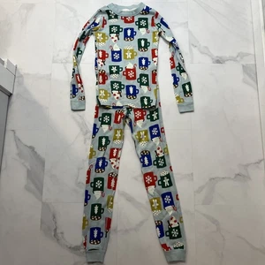 Hanna Andersson Kids Pajamas Set Cocoa Cups Size 8 130 Holiday - Picture 1 of 4
