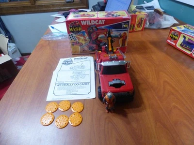 МАСКА Kenner Wildcat в комплекте с коробкой, Hawkes, Дисками, инструкциями, буксировкой и стрелой - Изображение 1 из 4